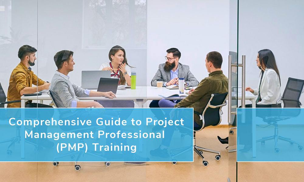 Project management professional doing PMP training