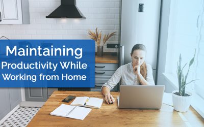 Maintaining Productivity While Working from Home